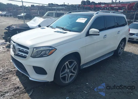 2017 Mercedes-Benz Gls 550 4Matic z USA, uszkodzony, nr VIN 4JGDF7DE7HA773743